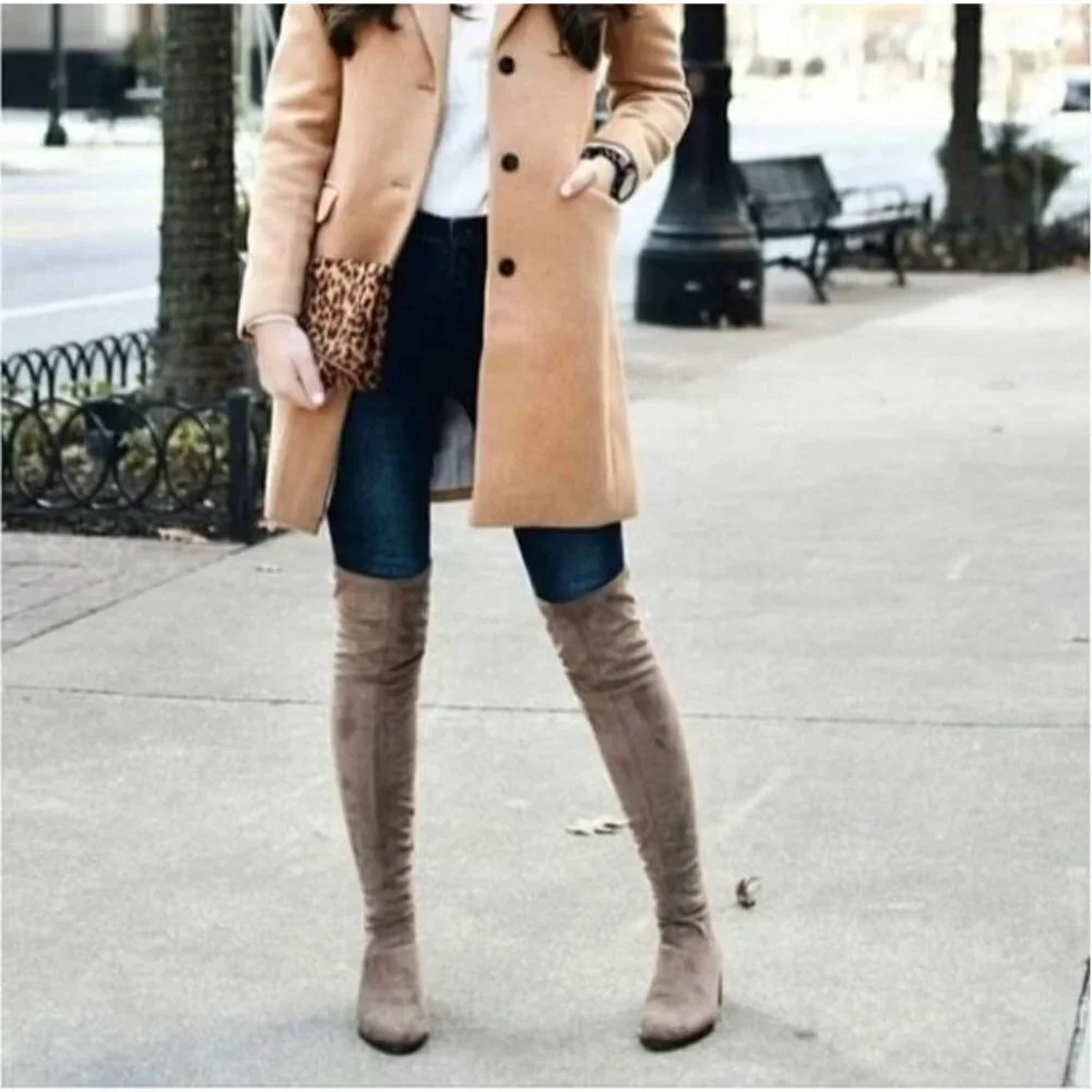 Steve Madden Women's Size 8.5 Gabbie Over the Knee Boots Thigh High Suede Shoes